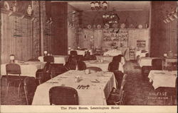 The Plate Room, Leamington Hotel Ontario Canada Postcard Postcard