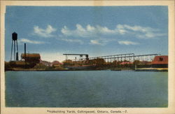 Shipbuilding yards Collingwood, ON Canada Ontario Postcard Postcard