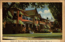 General and Marine Hospital and Nurses Home Collingwood, ON Canada Ontario Postcard Postcard