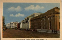 Union Station and Custome Building Toronto, ON Canada Ontario Postcard Postcard