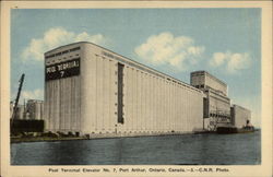 Pool Terminal Elevator No. 7 Port Arthur, ON Canada Ontario Postcard Postcard