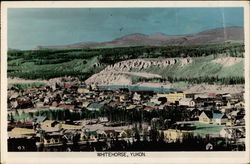 View of the hills behind Whitehorse, Yukon Canada Yukon Territory Postcard Postcard