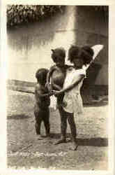 Black Kids "Just Kids" San Juan, Panama Postcard Postcard