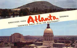 Stone Mountain, 16 Miles from Atlanta Postcard