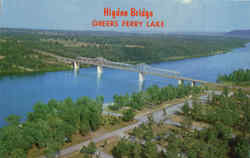 Higden Bridge Greer's Ferry Lake, AR Postcard Postcard