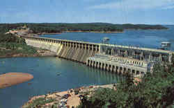 Bagnell Dam and Lake of the Ozarks Postcard