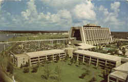 Disney World Contemporary Resort - A Vacation Adventure Orlando, FL Postcard Postcard