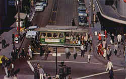 Cable Car Turntable Postcard