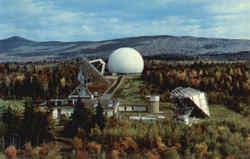 Bell Telephone Systems Andover Earth Station Maine Postcard Postcard