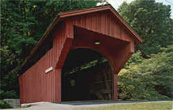 The Covered Bridge, Carillion Park Postcard