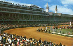 Churchill Downs Home of the Kentucky Derby Postcard