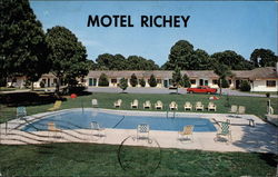 Motel Richey New Port Richey, FL Postcard Postcard