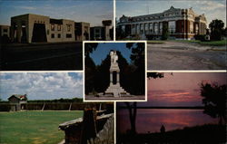 Groesbeck Scenes Texas Postcard Postcard