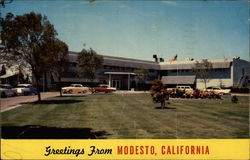 Memorial Hospital of Stanislaus County, Memorial Drive, Near Ceres Modesto, CA Postcard Postcard