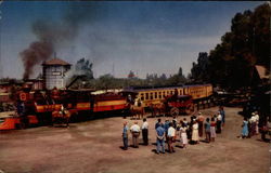 Knott's Berry Farm - Meeting The Stage Coach Postcard