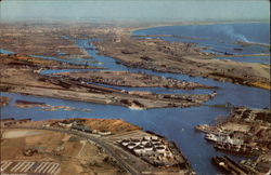 Long Beach Harbor Postcard