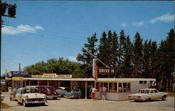 Monson's Dairy Queen & Drive Inn Postcard