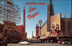 Glitter Gulch Las Vegas, NV Postcard Postcard