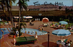 Town and Country Hotel San Diego, CA Postcard Postcard