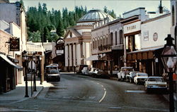 View of Mill Street in Grass Valley, California Postcard