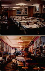 Hollywood Supper Club Steak House Postcard