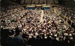 The Coliseum in Charlotte, NC Postcard