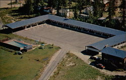 Paradise Motel Sicamous, BC Canada British Columbia Postcard Postcard