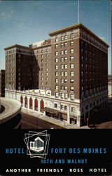 Hotel Fort Des Moines Postcard