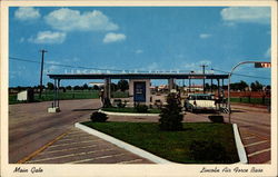 Main Gate Lincoln Air Force Base Nebraska Postcard Postcard