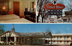 Patrick Henry Motor Lodge Postcard