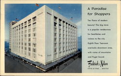 Frederick & Nelson - A Shoppers Paradise at Fifth & Pine Seattle, WA Postcard Postcard