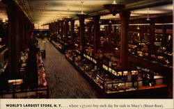 World's Largest Store, N.Y Postcard