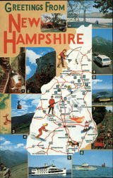 Greetings From New Hampshire Postcard