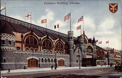 Coliseum Building Postcard