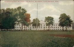 Northwestern Military and Naval Academy Postcard