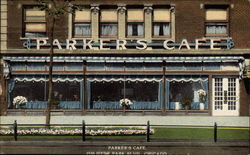 Parker's Cafe, Hyde Park Blvd Chicago, IL Postcard Postcard