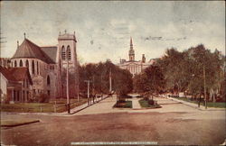 Capitol Ave. West from 12th St Postcard