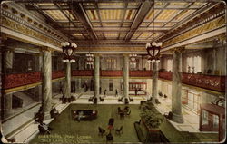 Hotel Utah Lobby Salt Lake City, UT Postcard Postcard