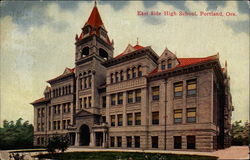 East Side High School Postcard