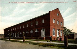 A typical U.S. Army Commissary at the War College Washington, DC Washington DC Postcard Postcard