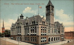 Post Office and Custom House Postcard