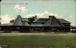 Country Club House Postcard