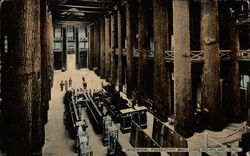 Interior, Forestry Building Portland, OR Postcard Postcard