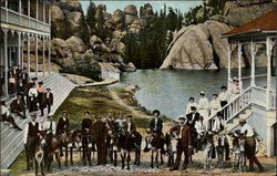 Sulvan Lake and Hotel Postcard