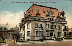 Spreckels Mansion, Van ness Avenue San Francisco, CA Postcard Postcard