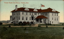 Toledo Yacht Club House Postcard