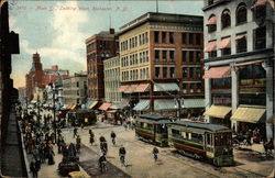 Main St., Looking West Rochester, NY Postcard Postcard