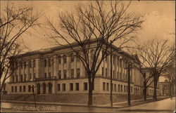 High School Toledo, OH Postcard Postcard