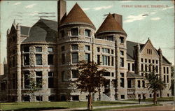 Public Library Postcard