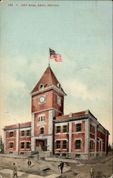 City Hall Reno, NV Postcard Postcard